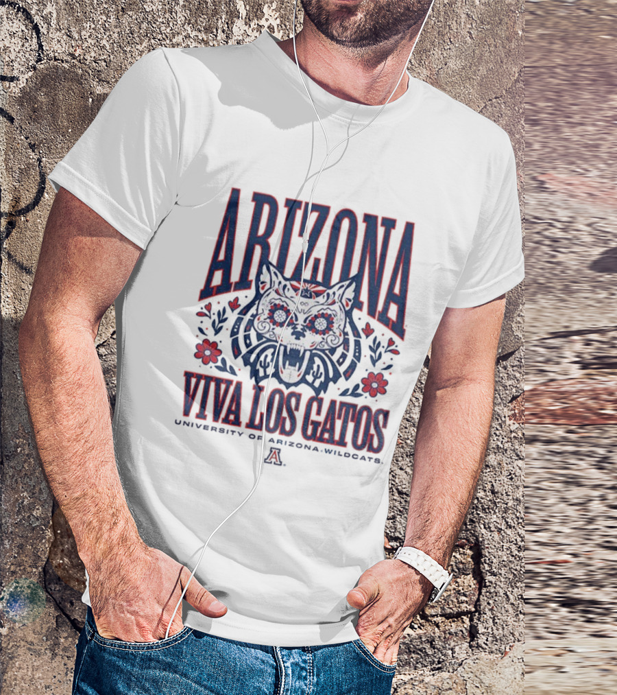 Arizona Wildcats Viva Los Gatos University Of Arizona Wildcats T-Shirt