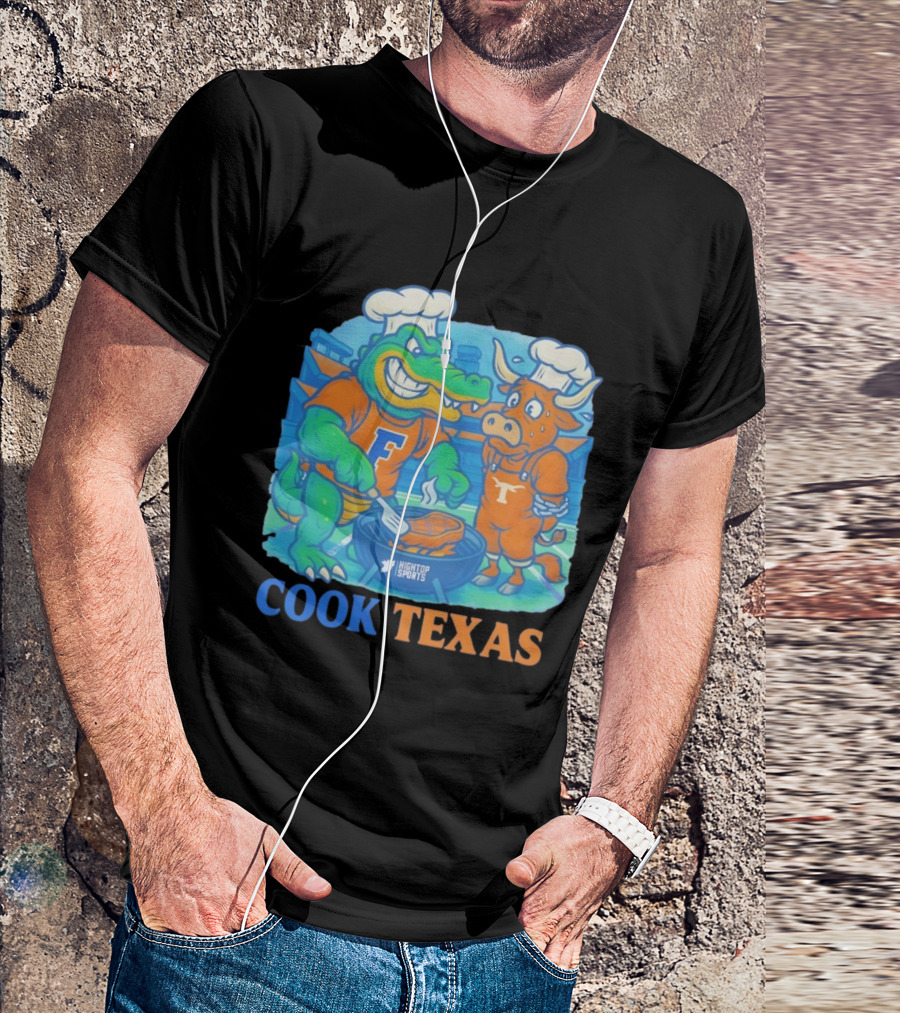 Florida Gators Cook Texas Longhorns Grilling Rivalry T-Shirt