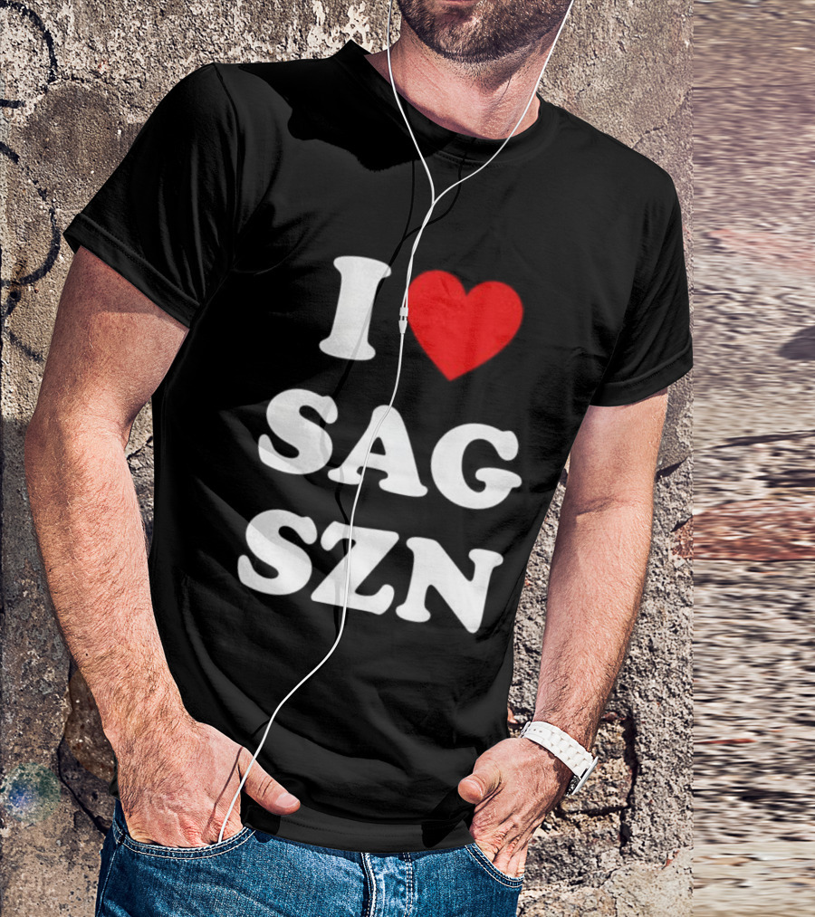 I Love Sagittarius Season Zodiac Enthusiast T-Shirt
