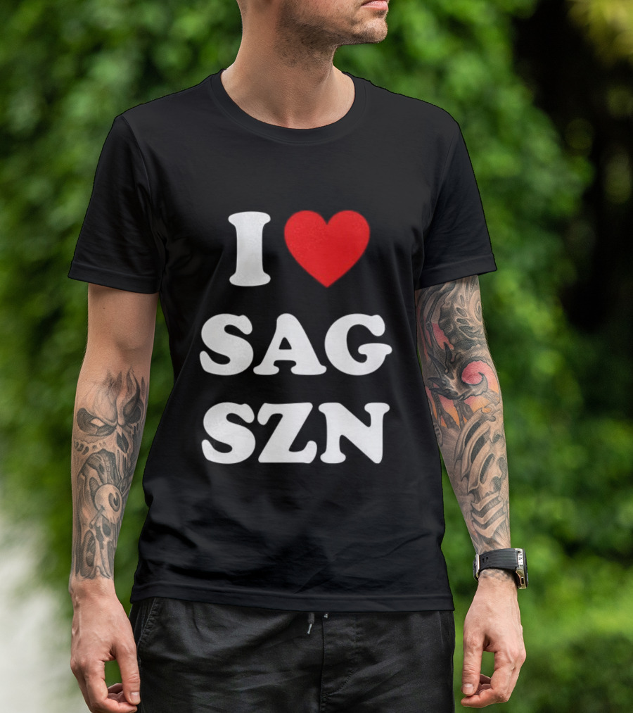 I Love Sagittarius Season Zodiac Enthusiast T-Shirt