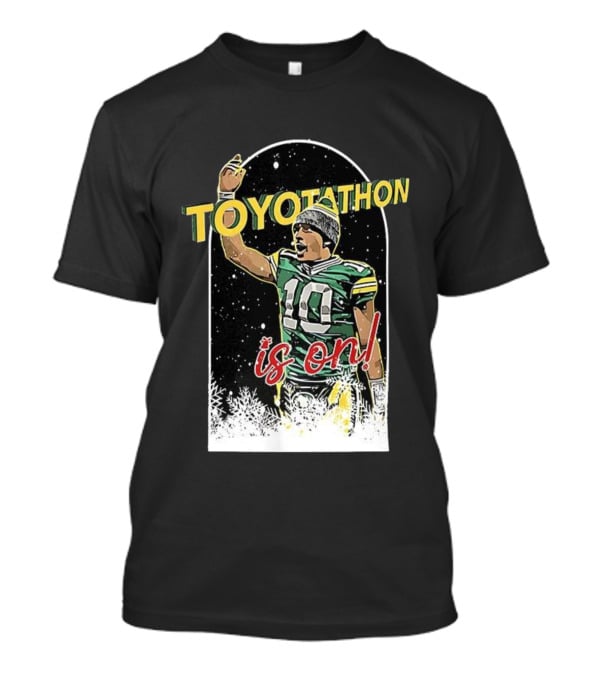 Toyotathon Is On Jordan Love Green Bay Packers Christmas T-Shirt
