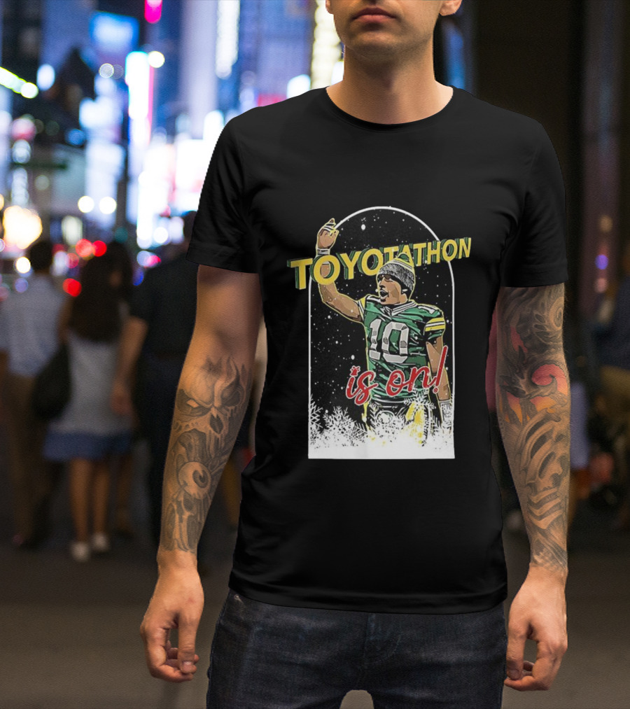 Toyotathon Is On Jordan Love Green Bay Packers Christmas T-Shirt