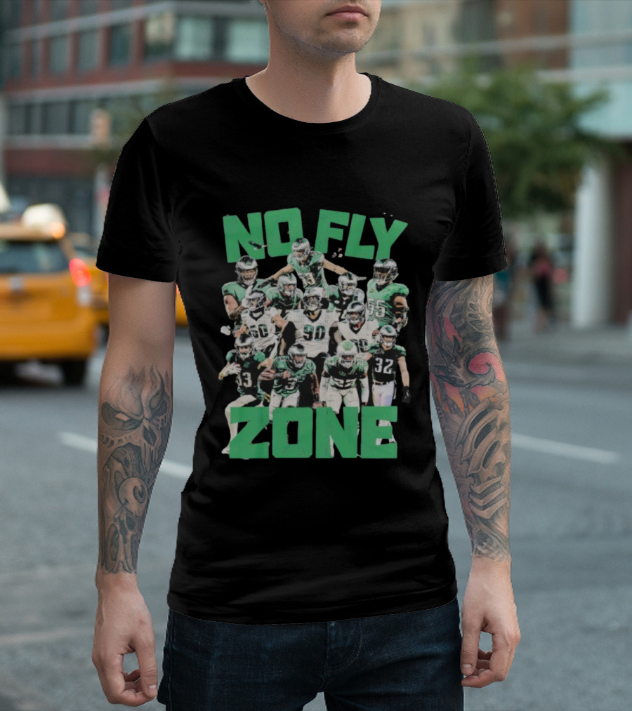 Philadelphia Eagles No Fly Zone Players Team Spirit T-Shirt