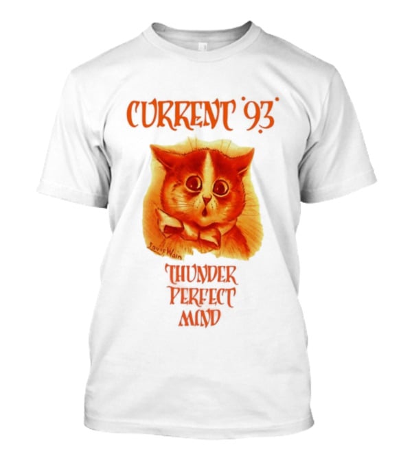 Current 93 Louis Wain Cat Thunder Perfect Mind Retro Style T-Shirt