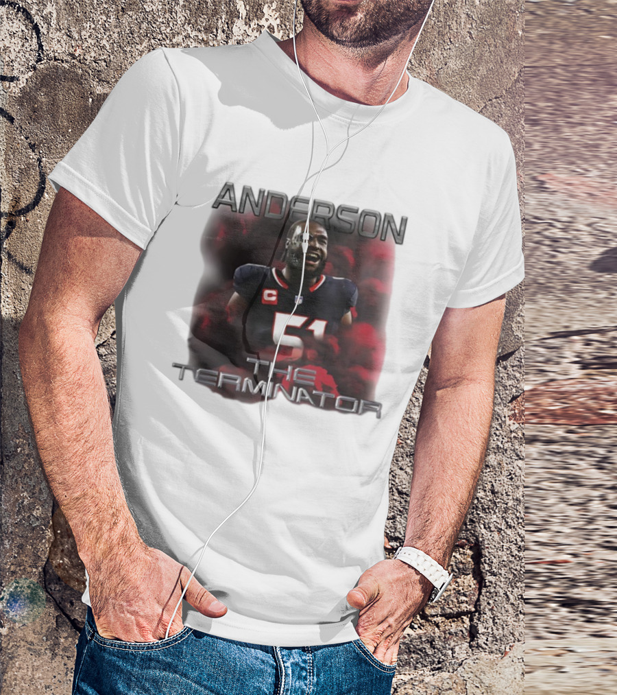 ANDERSON 51 THE TERMINATOR NFL FOOTBALL T-Shirt