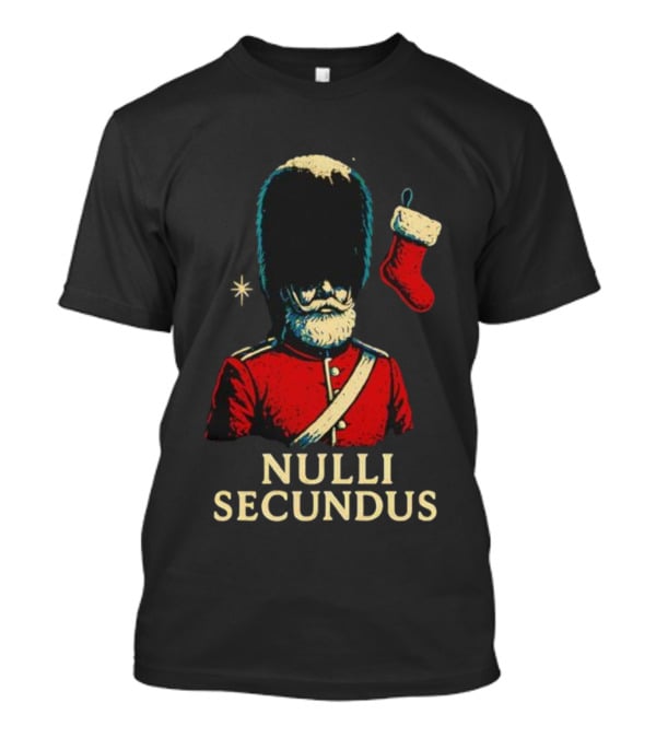 Coldstream Guards Nulli Secundus Christmas Stocking Vintage Style T-Shirt