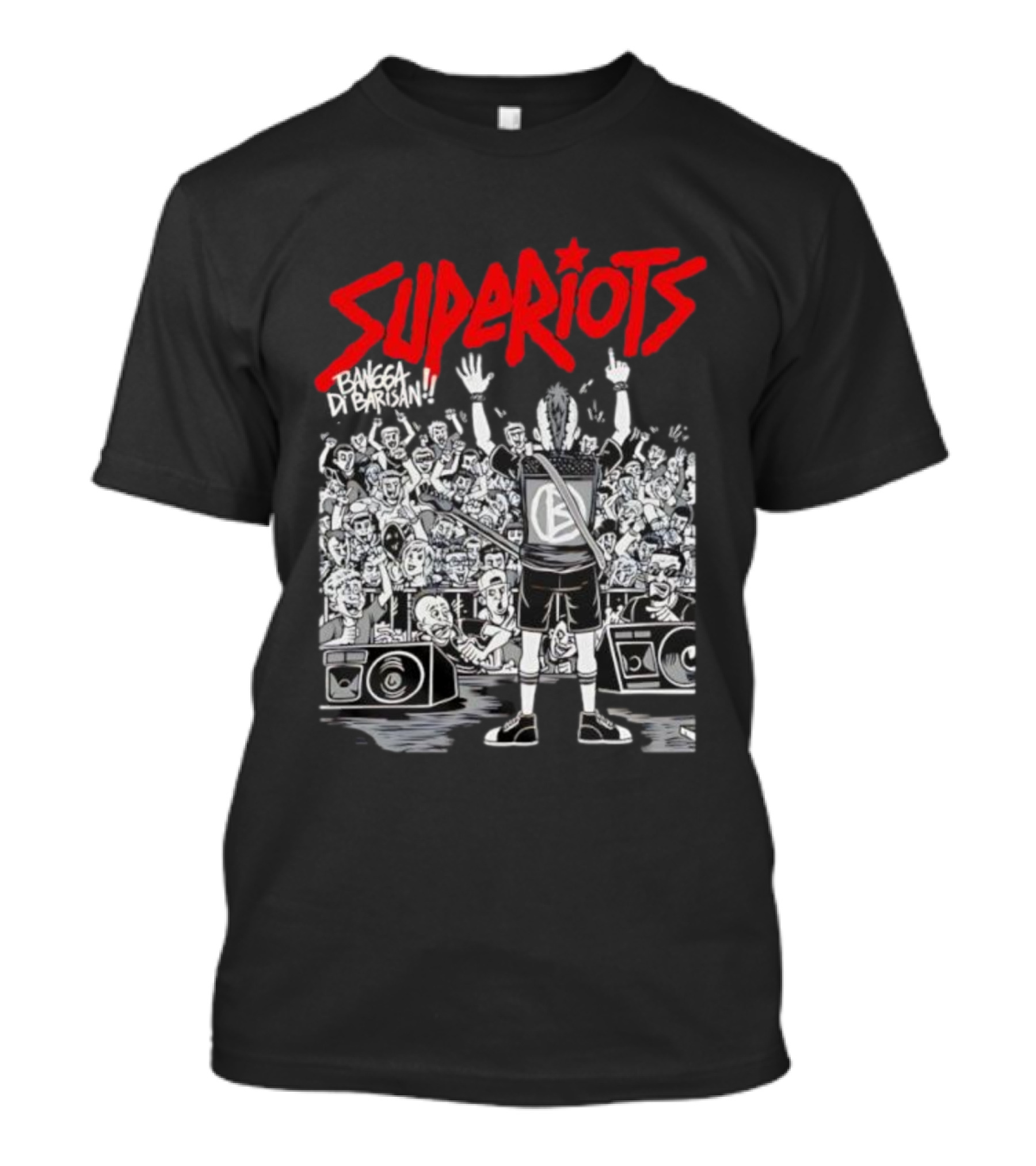 Superiots Concert Crowd Energy Di Barisan T-Shirt