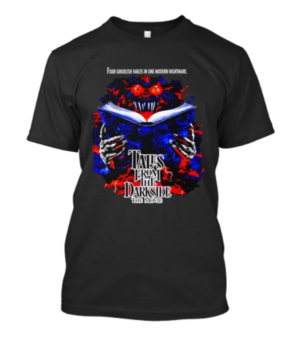 Tales From The Darkside The Movie Horror Creature With Book And Red Eyes T-Shirt