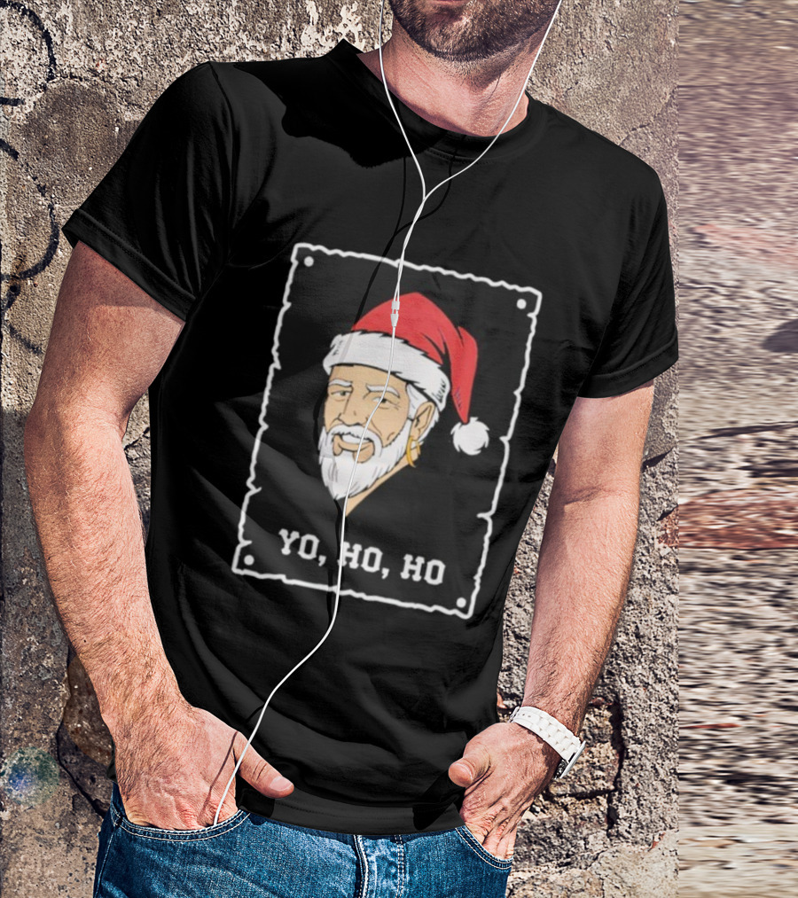 Santa Pirate Christmas Yo Ho Ho T-Shirt