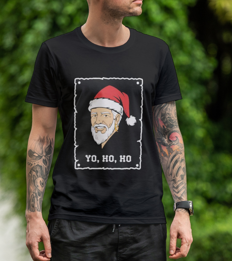 Santa Pirate Christmas Yo Ho Ho T-Shirt