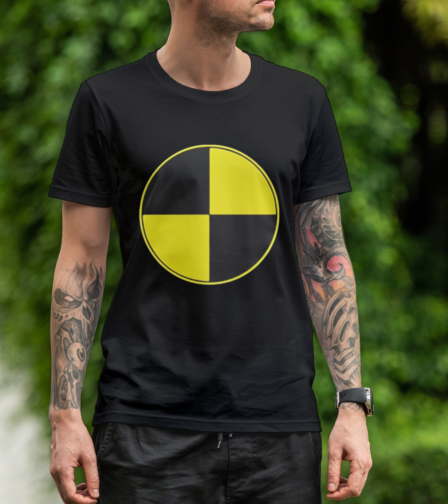 Crash Test Dummy Yellow Black Symbol T-Shirt