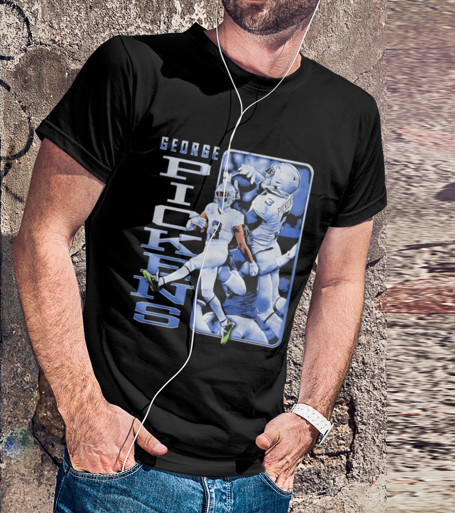 George Pickens Football Catch Highlights Cowboys Theme T-Shirt