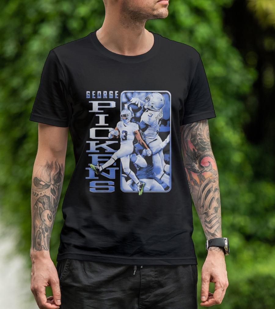 George Pickens Football Catch Highlights Cowboys Theme T-Shirt