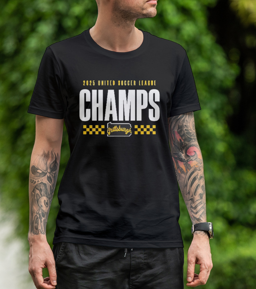 2025 United Soccer League Champs Grillsburgh T-Shirt