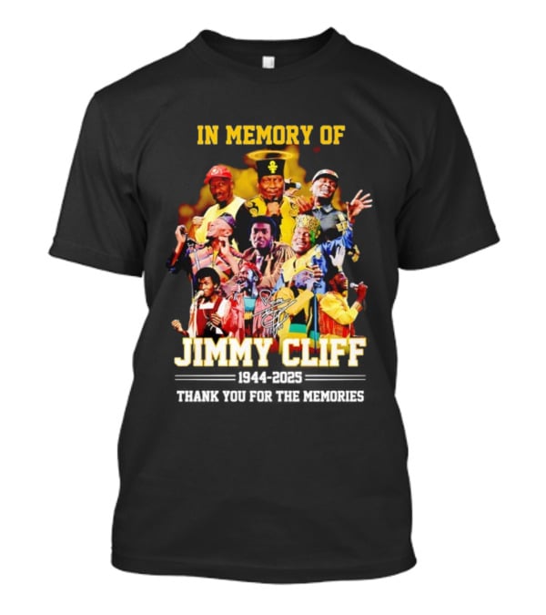 Jimmy Cliff 1944 2025 Thank You For The Memories T-Shirt