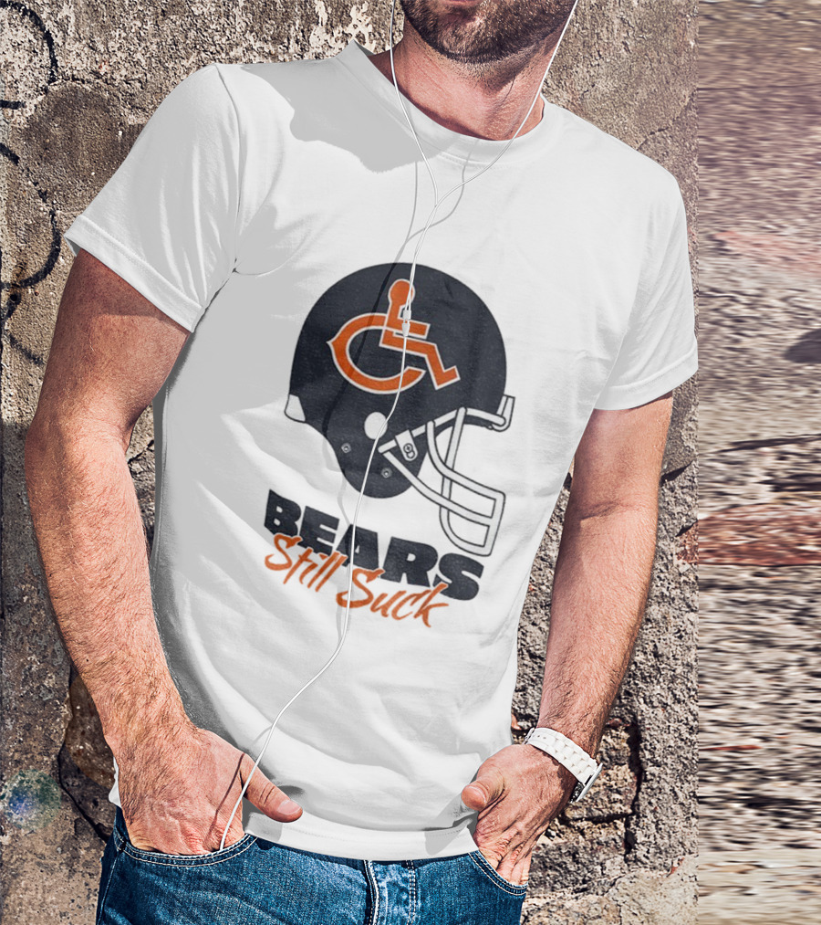 Chicago Bears Still Suck NFL Football Helmet 2025 Cartoon T-Shirt