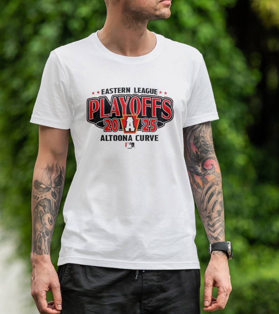 Eastern League Playoffs 2025 Altoona Curve Team A Logo T-Shirt