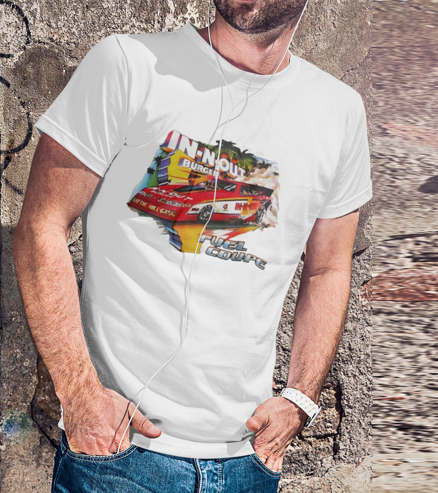 In N Out Burger Over The Hill Gang Fuel Coupe Vintage Racing Car T-Shirt