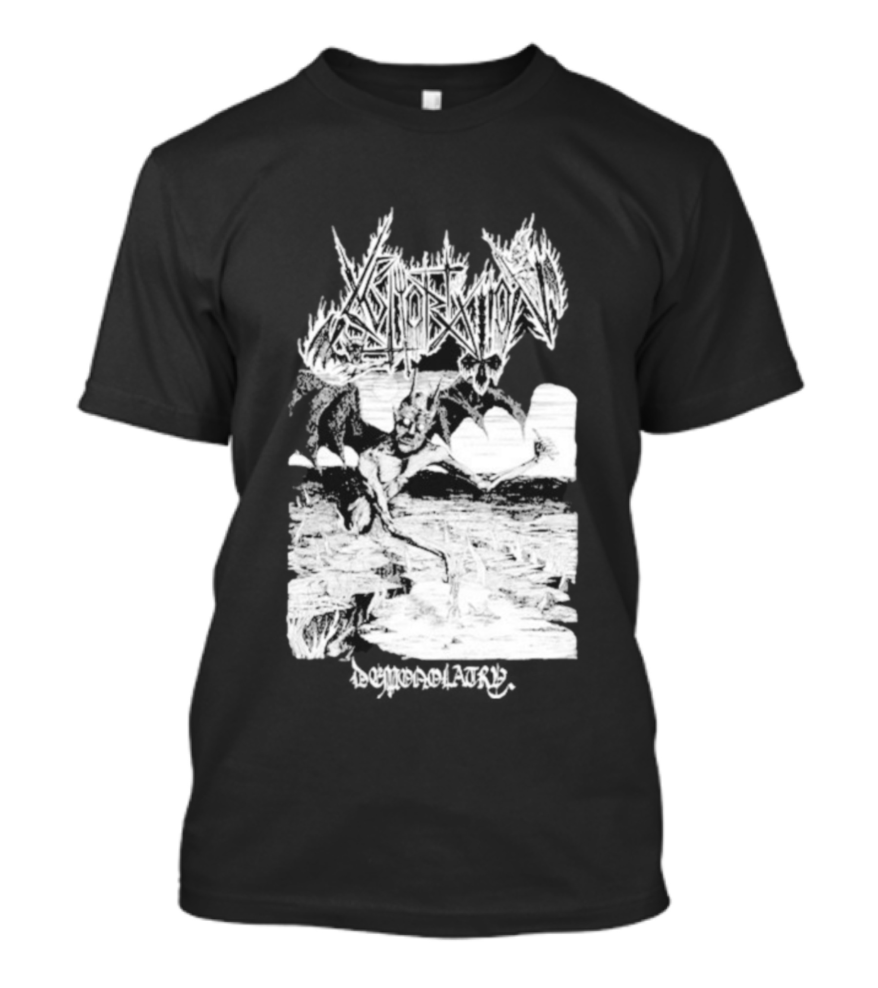 Abhorration Demonolatry Gothic Demon Artwork T-Shirt