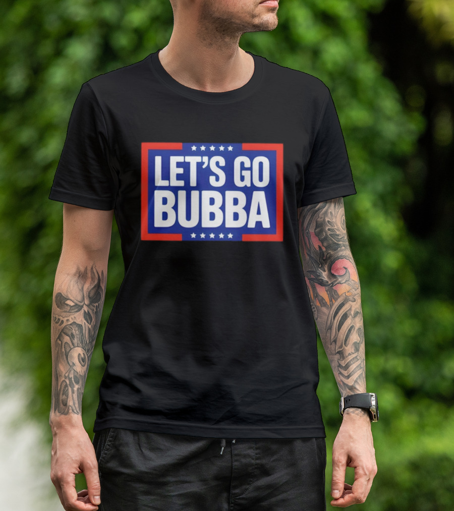 LET'S GO BUBBA Stars And Stripes Graphic T-Shirt