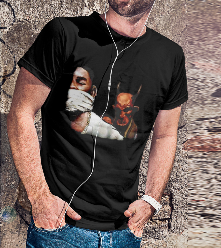 The Uncomfortable Truth Ransom Conductor Williams Devil On Shoulder Artwork T-Shirt