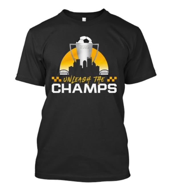 Unleash The Champs 2023 Soccer Trophy Champions T-Shirt