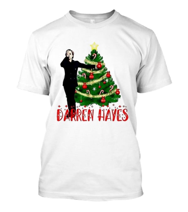 Darren Hayes Christmas Tree Candy Cane Star Holiday T-Shirt