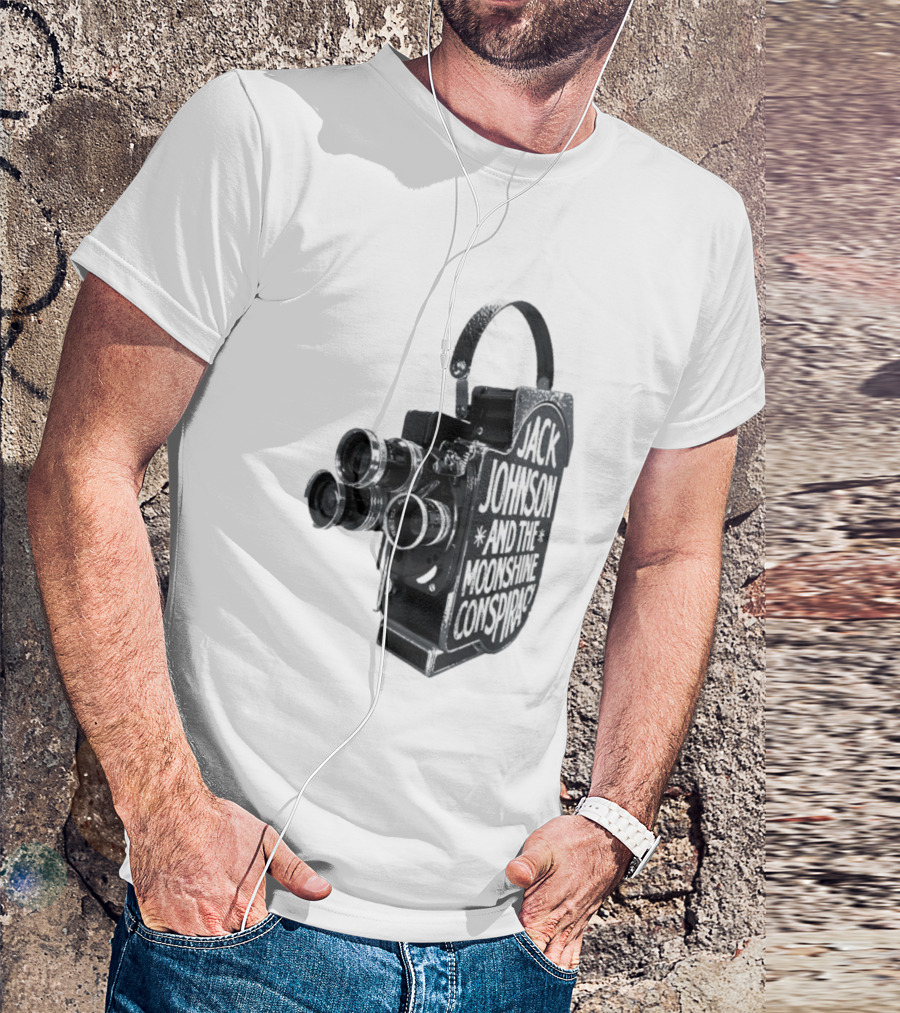 Jack Johnson And The Moonshine Conspiracy Bolex Camera T-Shirt