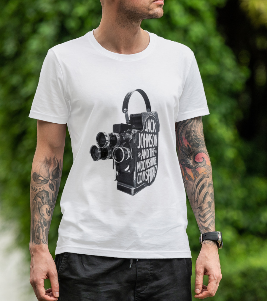 Jack Johnson And The Moonshine Conspiracy Bolex Camera T-Shirt
