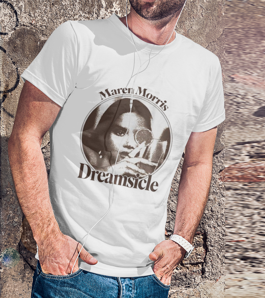 Maren Morris Dreamsicle Album Cover Black And White Portrait Image T-Shirt
