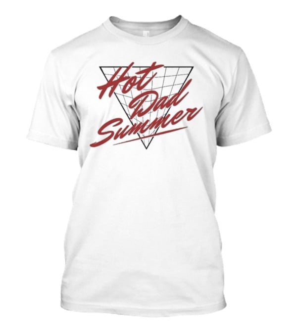 Hot Dad Summer Retro Triangle Vibes T-Shirt