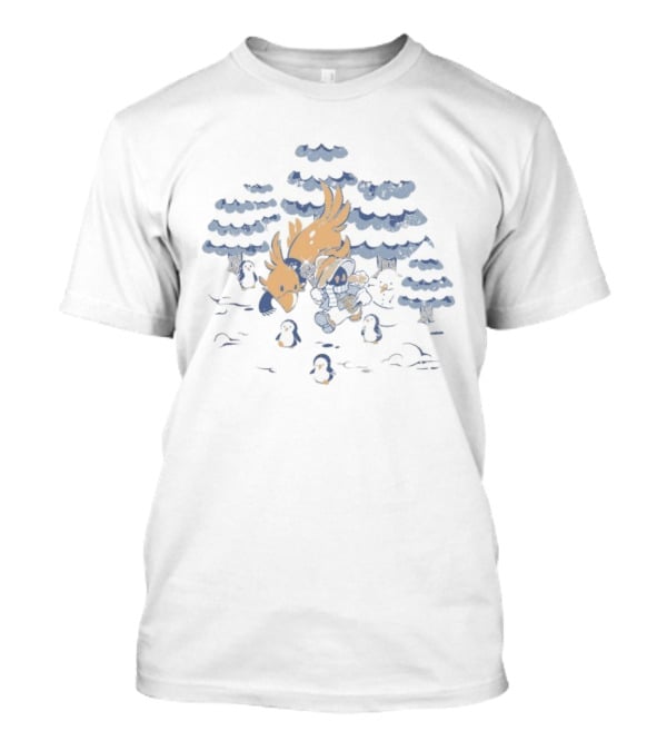 Pop Culture Wizard Winter Wonderland Adventure Chocobo And Vivi Inspo T-Shirt
