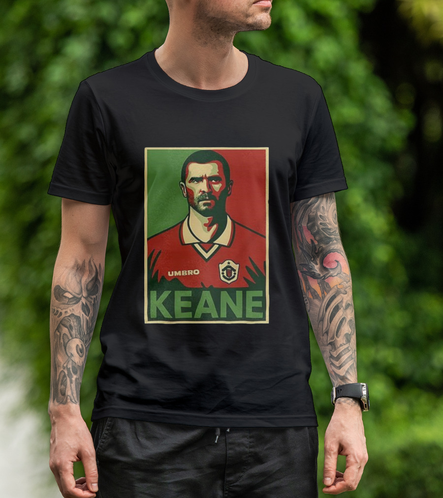 Roy Keane Umbro Football Icon T-Shirt