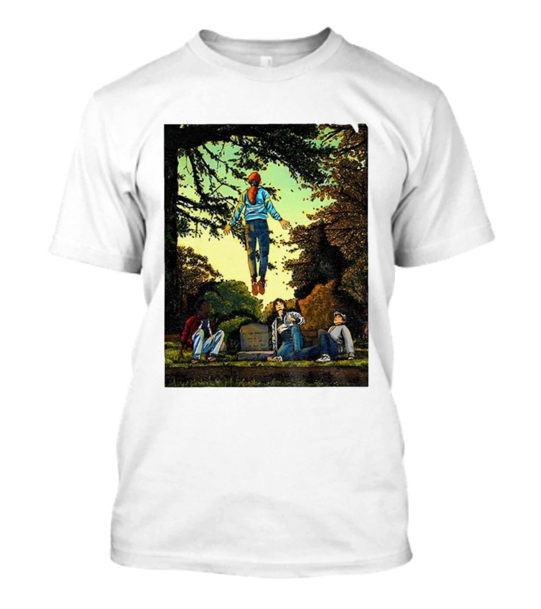 Running Up That Hill Max Friends Scene 80s Adventure T-Shirt