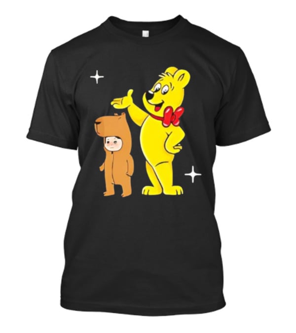 Jennie Haribo Goldbear Mascot Cute Character Design T-Shirt