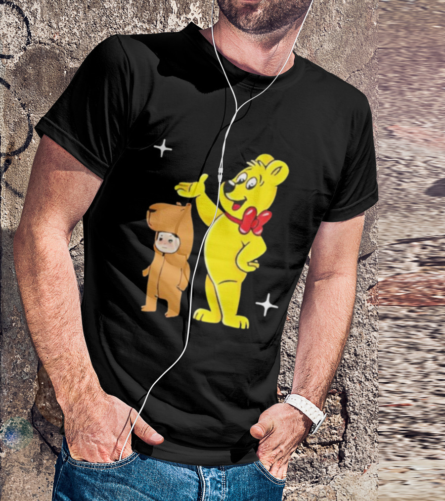 Jennie Haribo Goldbear Mascot Cute Character Design T-Shirt