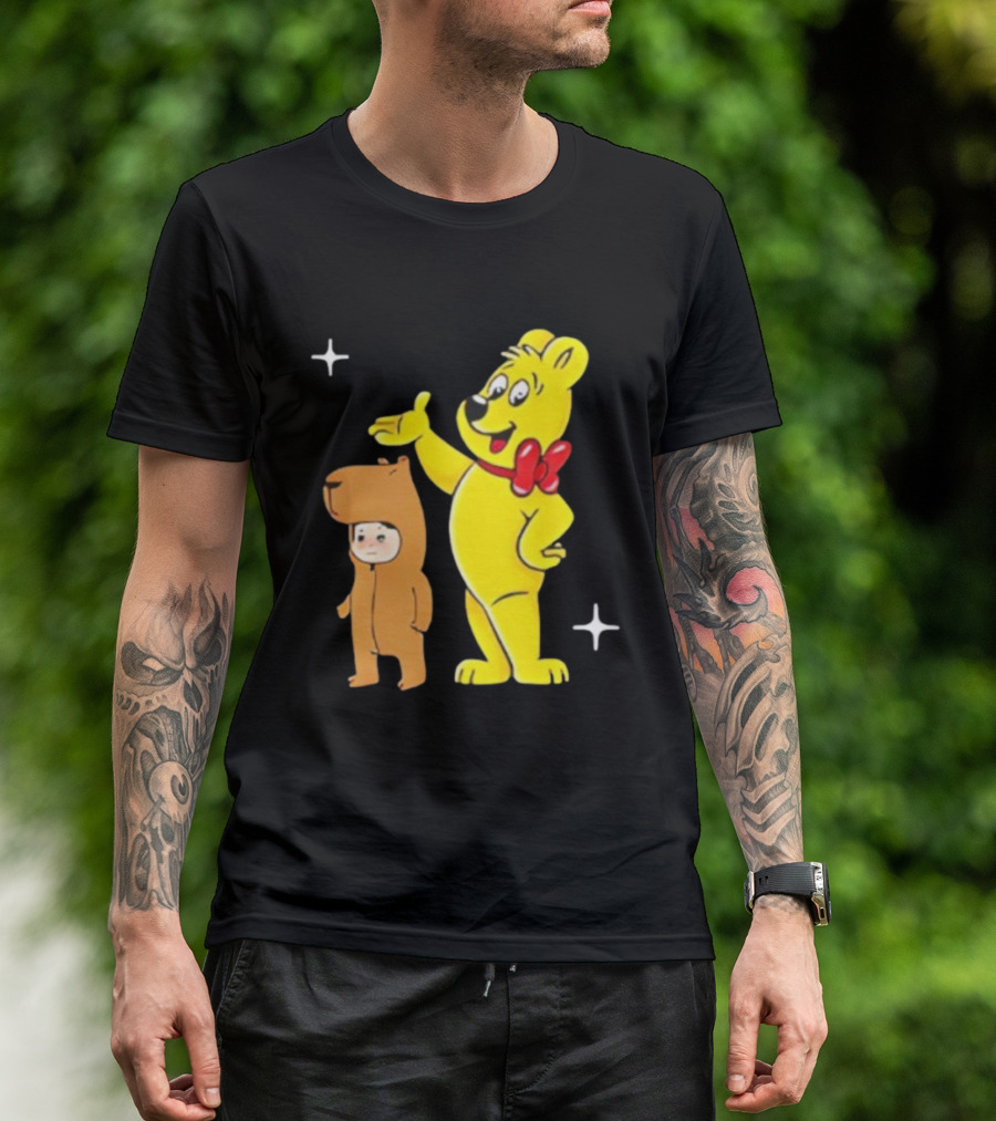 Jennie Haribo Goldbear Mascot Cute Character Design T-Shirt