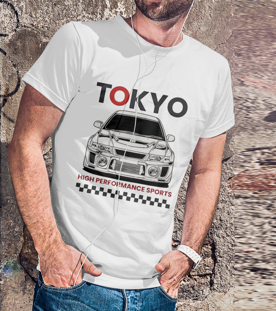Tokyo High Performance Sports Japanese Car Models T-Shirt
