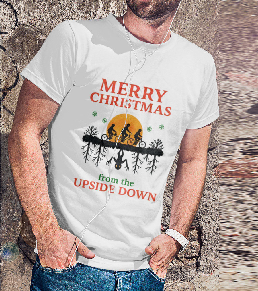 Merry Christmas From The Upside Down Stranger Things T-Shirt