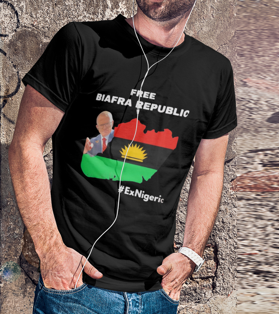 Free Biafra Republic ExNigeria Gunther Fehlinger Movement T-Shirt