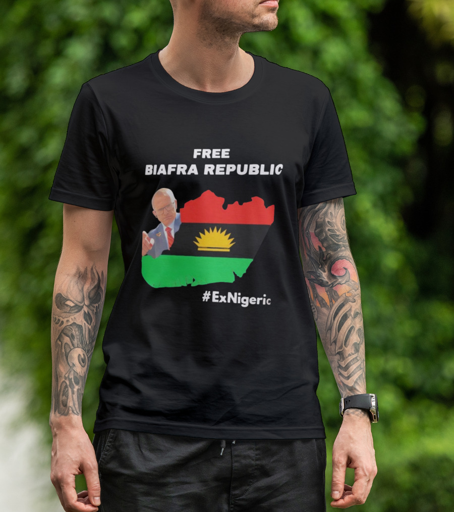Free Biafra Republic ExNigeria Gunther Fehlinger Movement T-Shirt