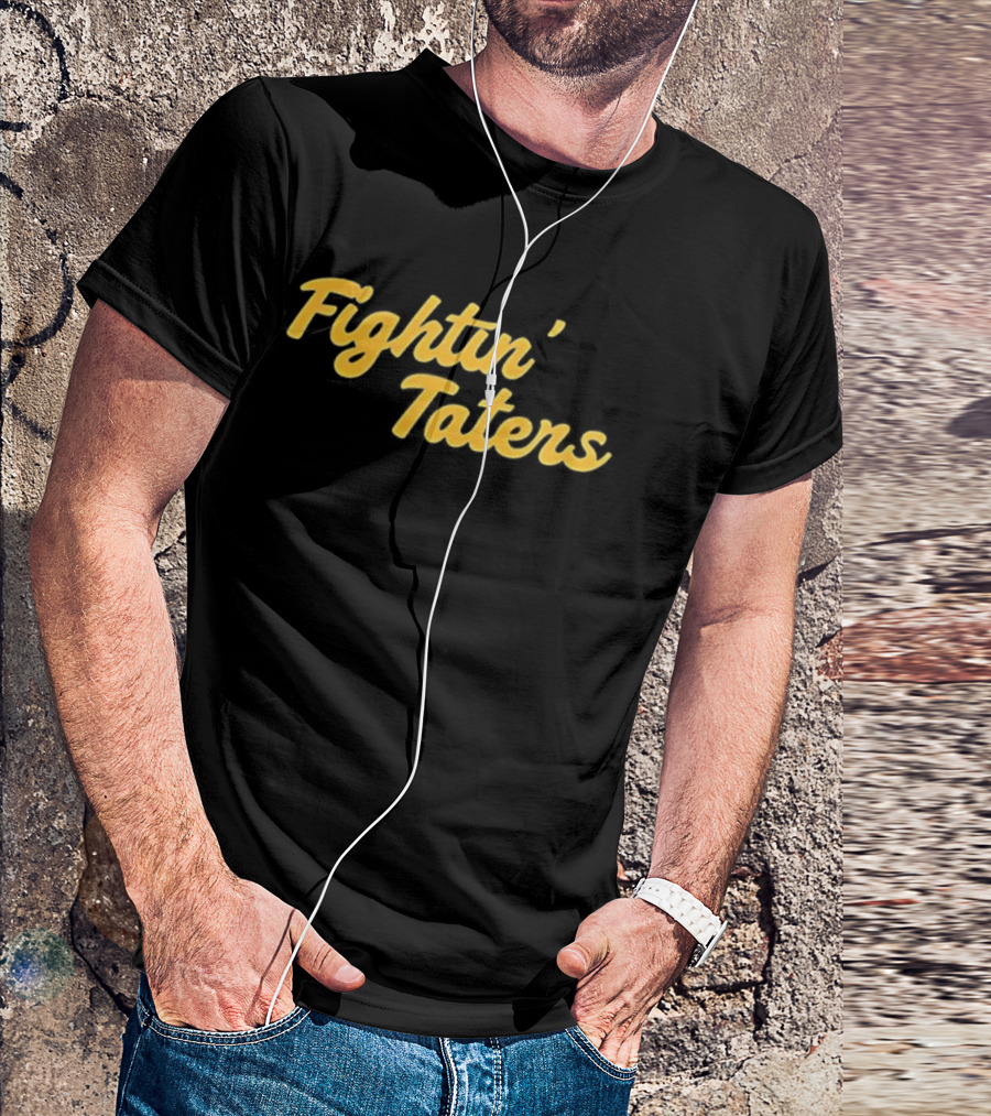 Idaho Vandals Fightin’ Taters Vintage-Style Text T-Shirt