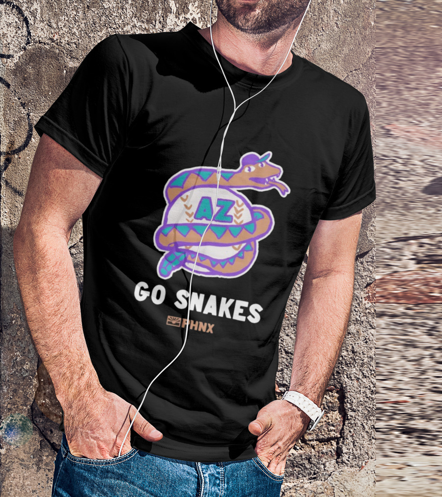 AZ Go Snakes PHNX Arizona Diamondbacks Baseball T-Shirt