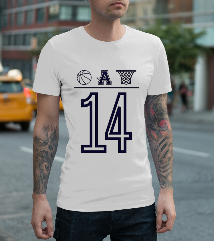 Basketball A Basket Ball Number 14 T-Shirt