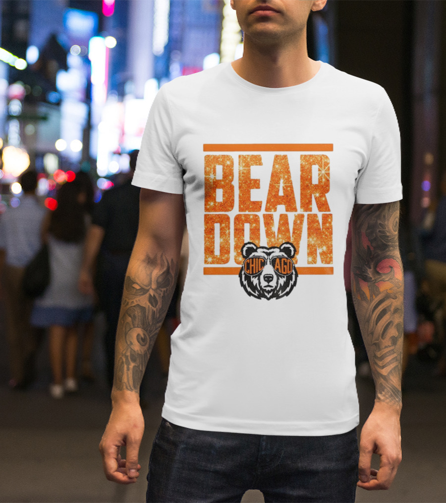 Bear Down Chicago Bears Mascot NFL Football Good Better Best T-Shirt