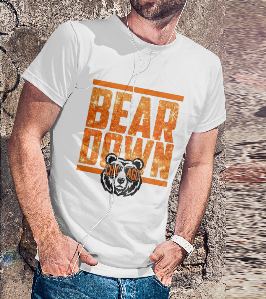 Bear Down Chicago Bears Mascot NFL Football Good Better Best T-Shirt