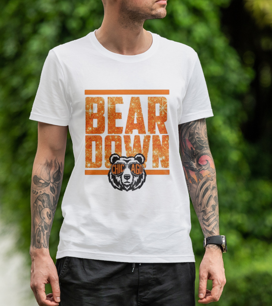 Bear Down Chicago Bears Mascot NFL Football Good Better Best T-Shirt