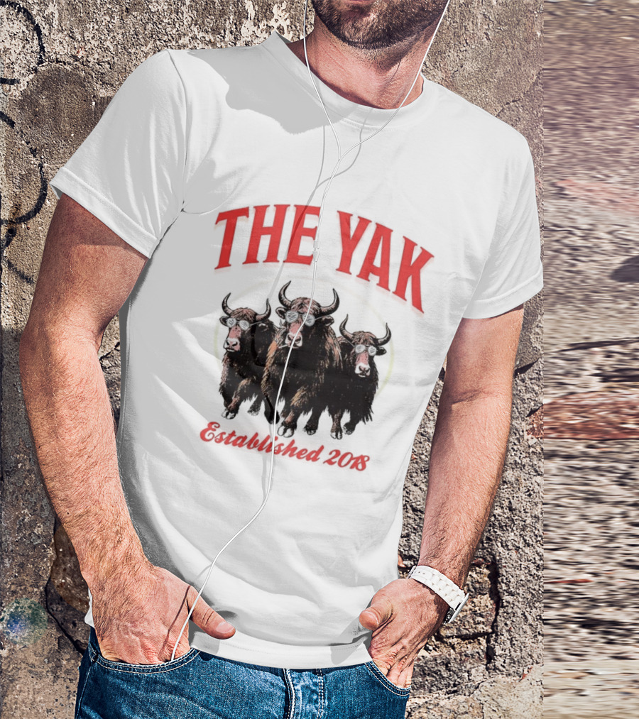 The Yak Established 2018 Bulls Podcast Dave Portnoy T-Shirt