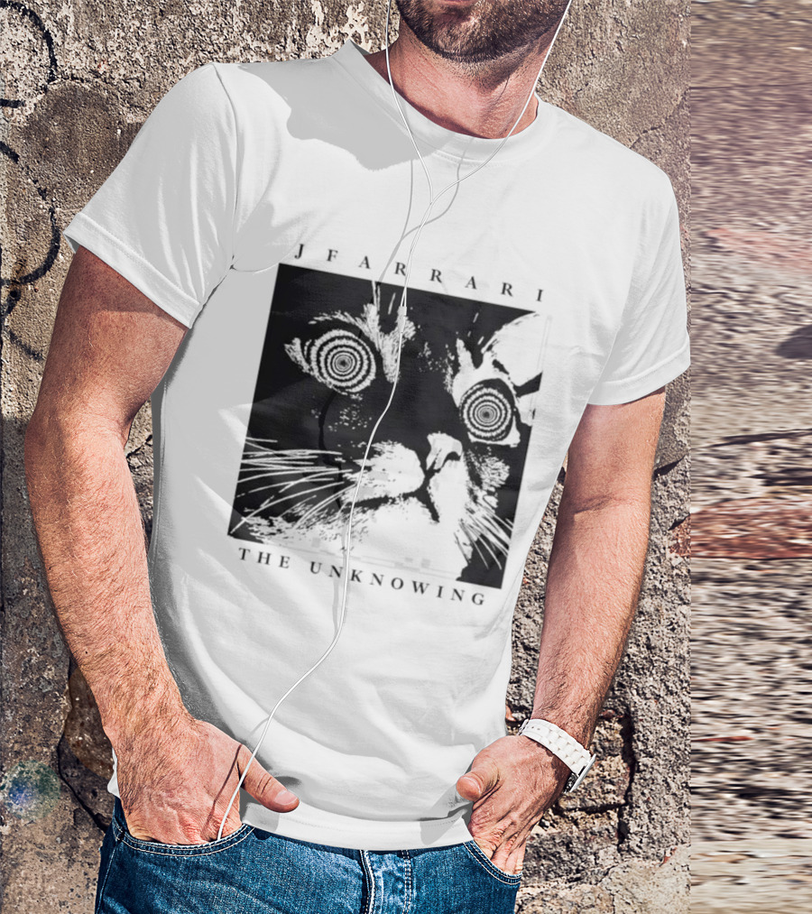 Jfarrari The Unknowing Cat Hypnotic Stare T-Shirt