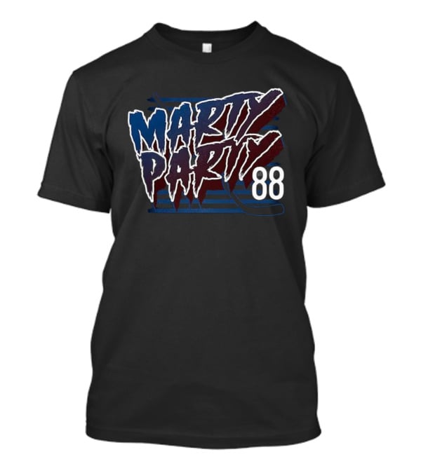 Marty Party 88 Colorado Avalanche Hockey T-Shirt